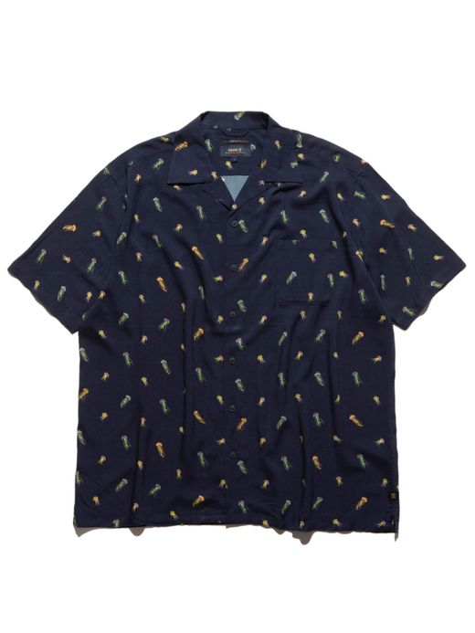ROARK REVIVAL RWJ621 / NEMATOCYST WOVEN - COMFORT FIT / NAVY