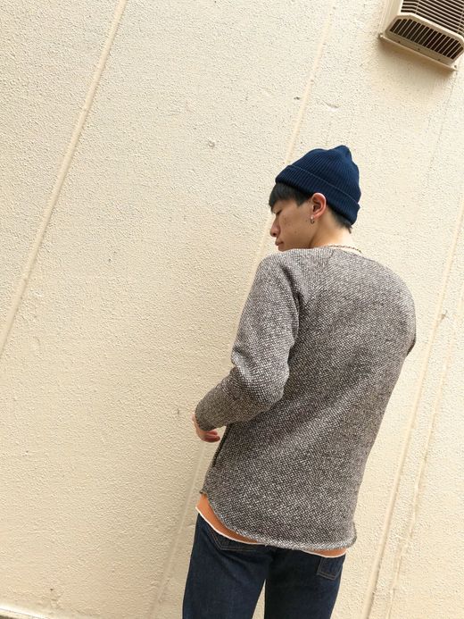 Spinner Bait ホームスパンフリースラグランクルーL/S / ブラウン