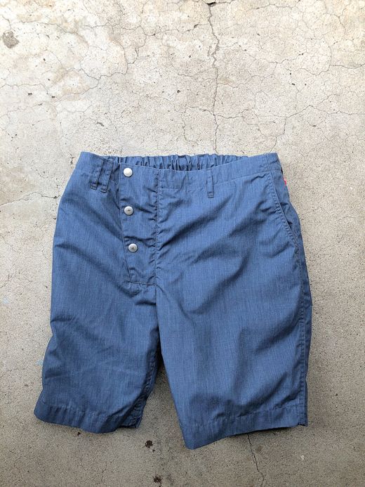 ANACHRONORM AN028 / FRONT FLAP EASY SHORTS / TOPBLUE