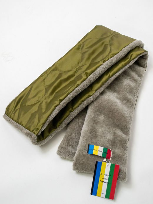 VOO VOO-SPG-078 / REV STOLE / OLIVE×GRAY
