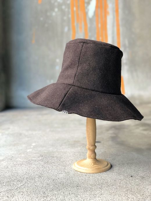 ANACHRONORM ANDC-046 / BIG MELTON HAT / BROWN