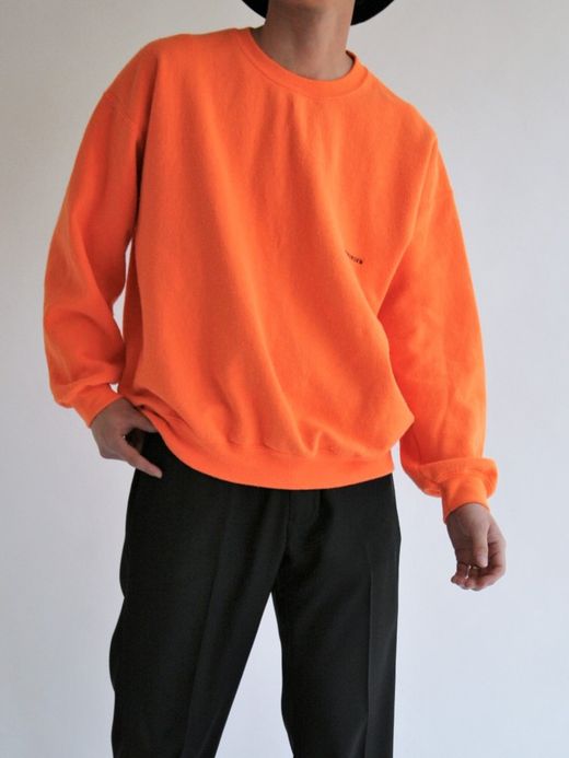 ANACHRONORM NM-SW04 / 50/50 NAPPING CREW SWEAT / ORANGE