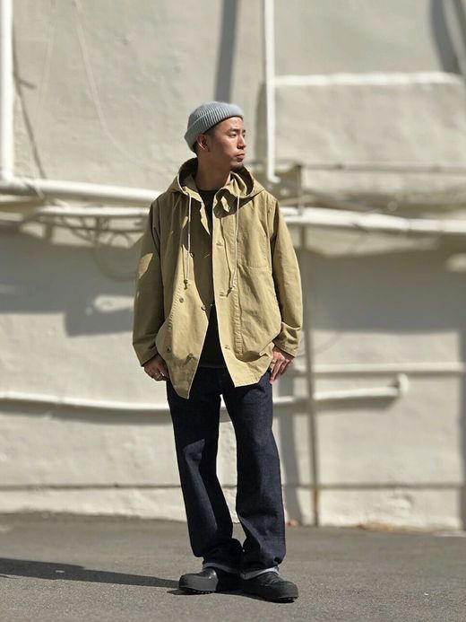 ANACHRONORM AN005 / HOODED PARKA COAT / BEIGE