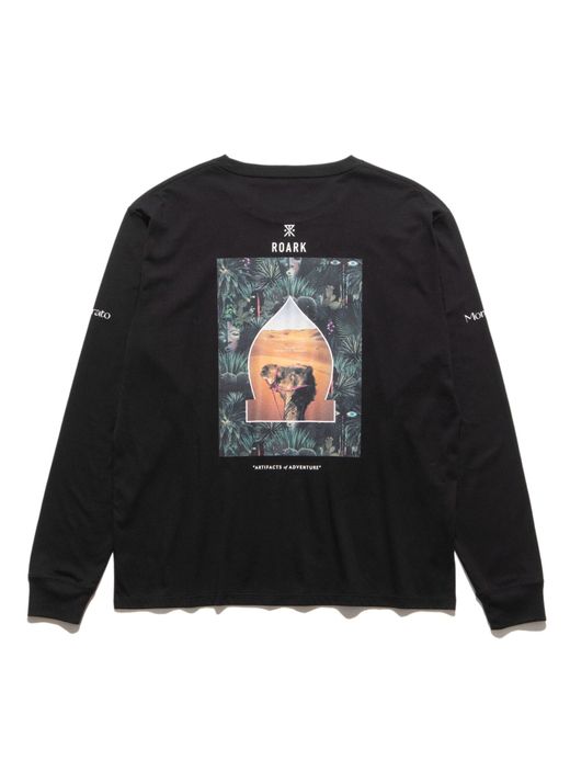 ROARK REVIVAL RLTJ704 / “Morocco Vibrato” L/S TEE / BLACK