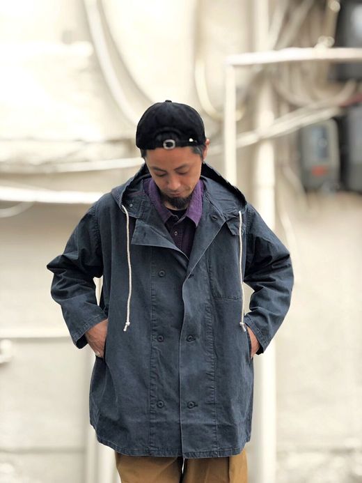 ANACHRONORM AN005 / HOODED PARKA COAT / BLACK