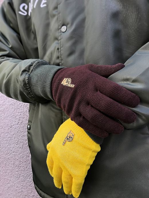  THE 1st SHOP × JM #1 Color Glove / yellow×brown　