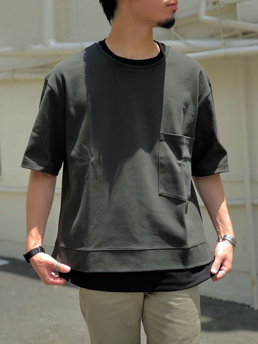 Spinner Bait デラヴェWポケットTee / スミクロ