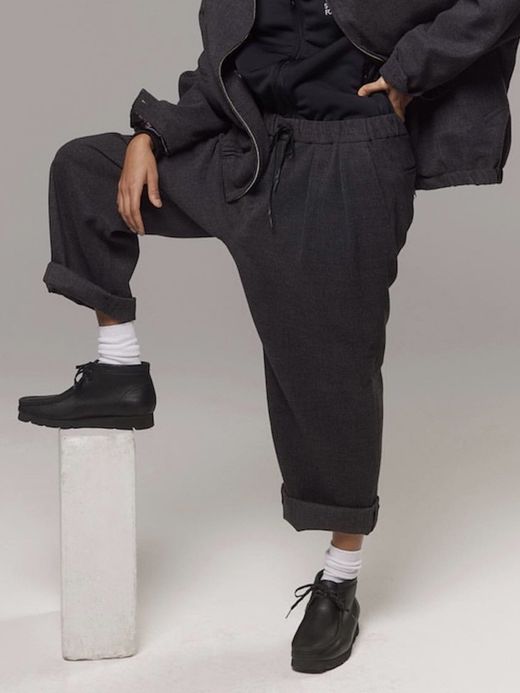 S.F.C SFCFW21P04 / WIDE PANTS / CHACOAL GREY