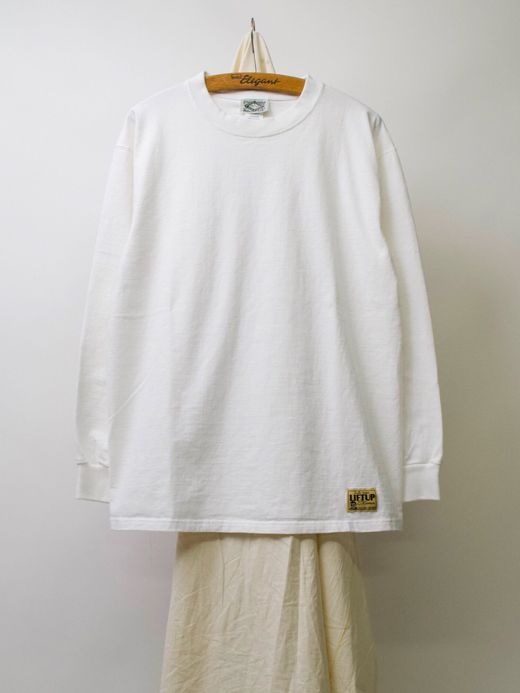 LIFT UP FTF-601 / MADE IN JAPAN HW L/S TEE / WHITE