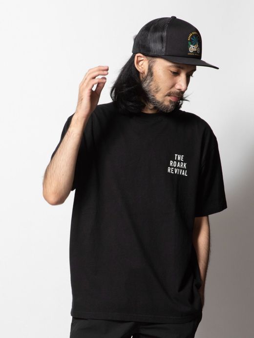 ROARK REVIVAL RTJD601 / "COMPANY OF WAYWARD" TEE / BLACK