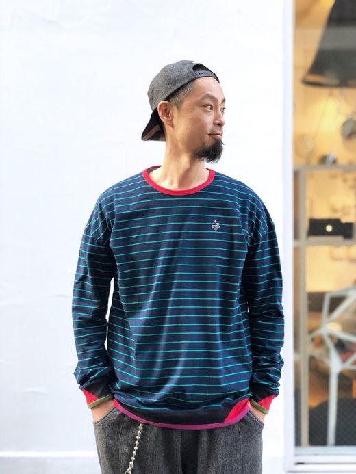 ALDIES A6103219 / RIB SWITCHING LONG T / GREEN