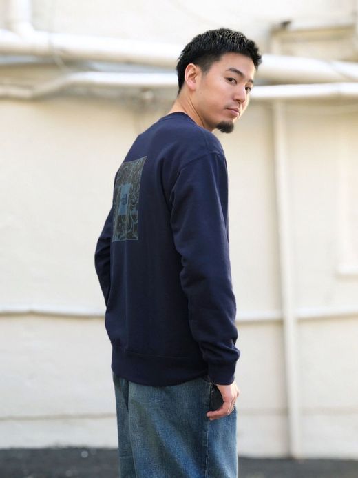 THE NORTH FACE NT61964 / RAGE L/S SWEAT CREW / モンタージュブルー