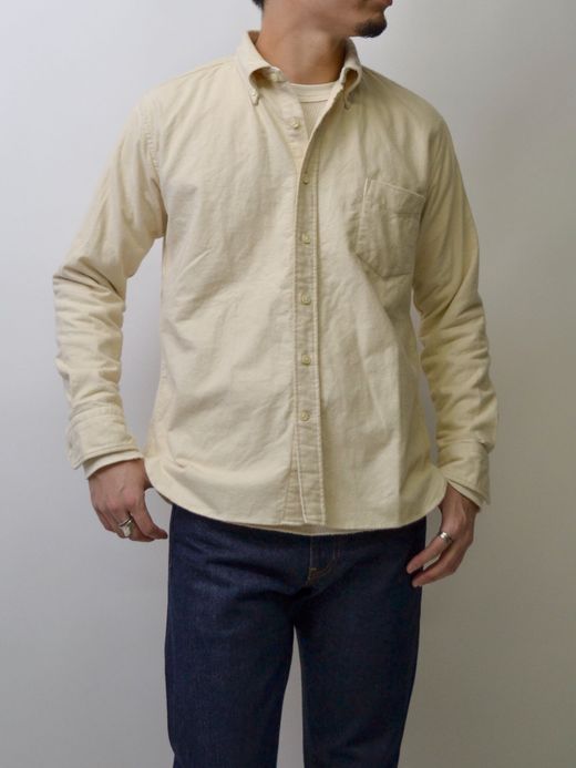 Spinner Bait 301NW / ネル起毛ダスティーワッシャーエイタシャツ / オフホワイト