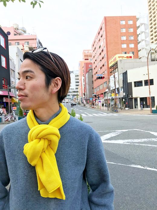 ROTOTO ROTOTO Sockstole / yellow(2017AW)