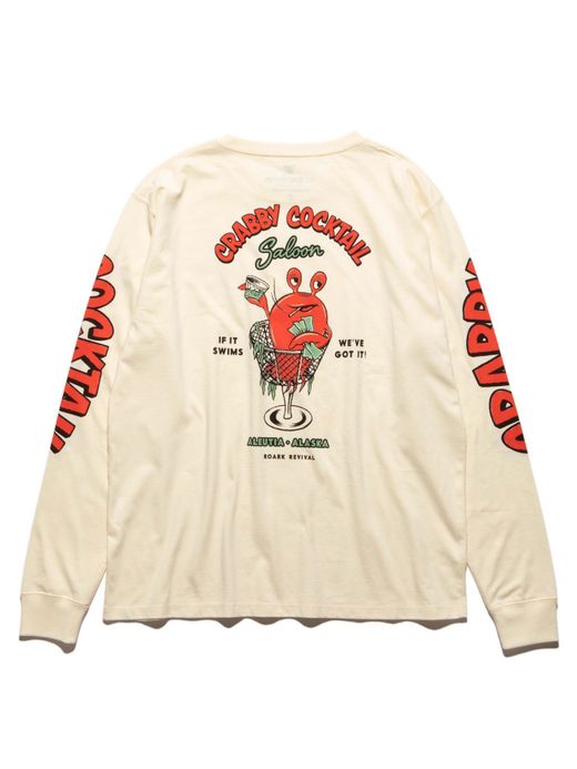 ROARK REVIVAL RLTJ653 / "CRABBY COCKTAIL" L/S TEE / NATURAL