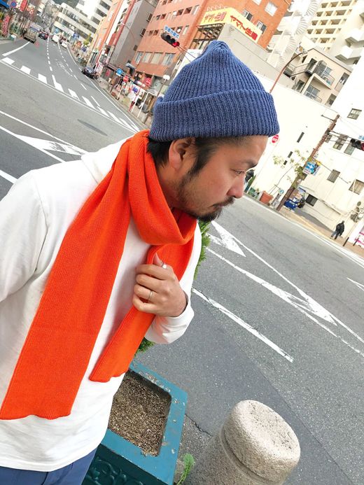 ROTOTO ROTOTO Sockstole / orange(2017AW)