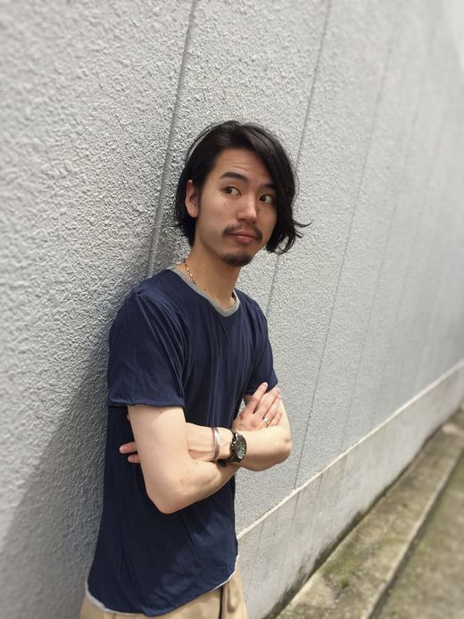  2Play Tee (Hauoli) / 杢グレー×ネイビー