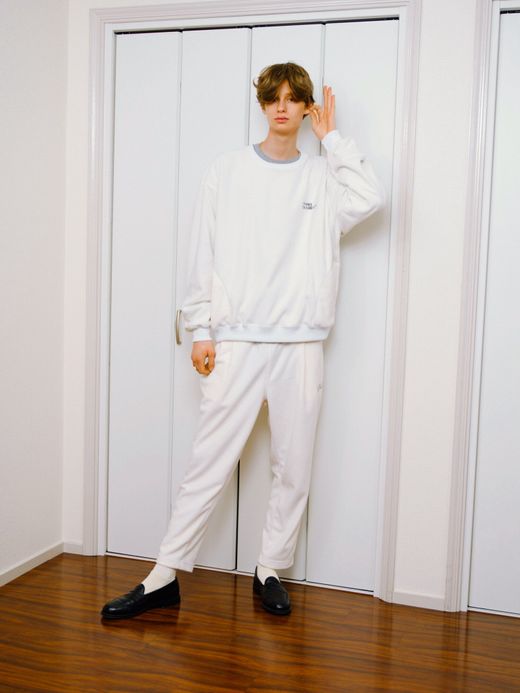 S.F.C SFCFW20CS03 / FLEECE SET UP / WHITE