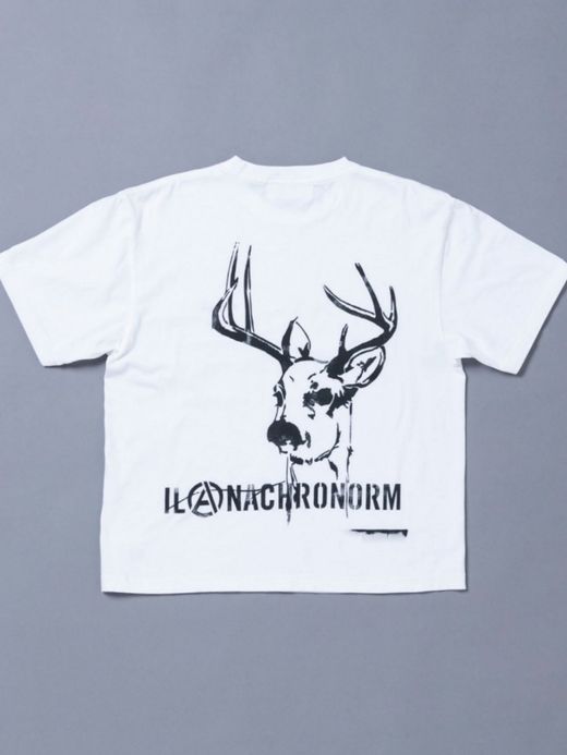 ANACHRONORM AN090 / STENCIL S/S T-S #1 / WHITE