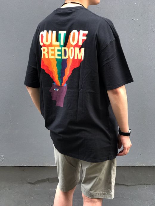 GLOBE GB01920017 / COF TEE / WASHED BLACK