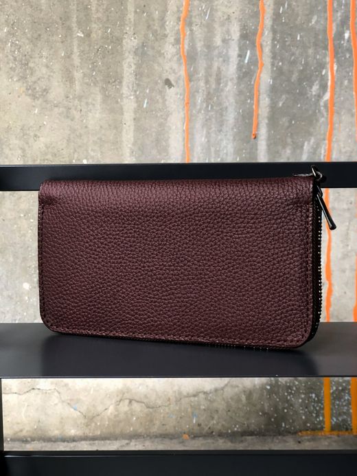 VOO VOO-A-200 / LEATHER WALLET by BRASSBOUND / BURGUNDY