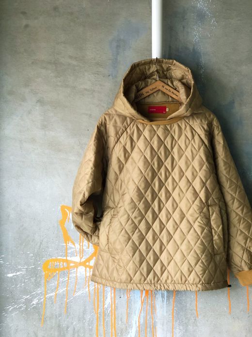 VOO VOO-950 / QUILT HOODY / CAMEL