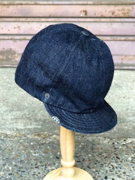 ANACHRONORM ANDC-043 / DENIM BALL CAP / INDIGO × NAVY ST.