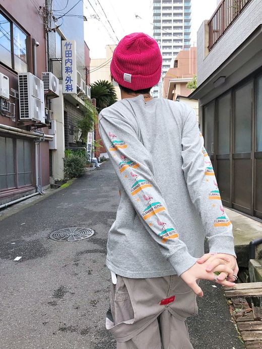 ALDIES Flamingo Long T / gray