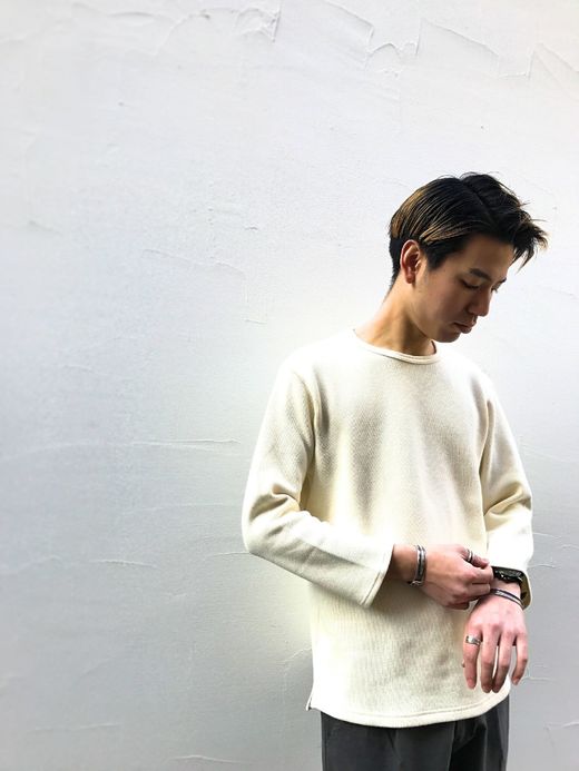 Spinner Bait チャンキークルーL/S(2017SS-MTO) / 生成り