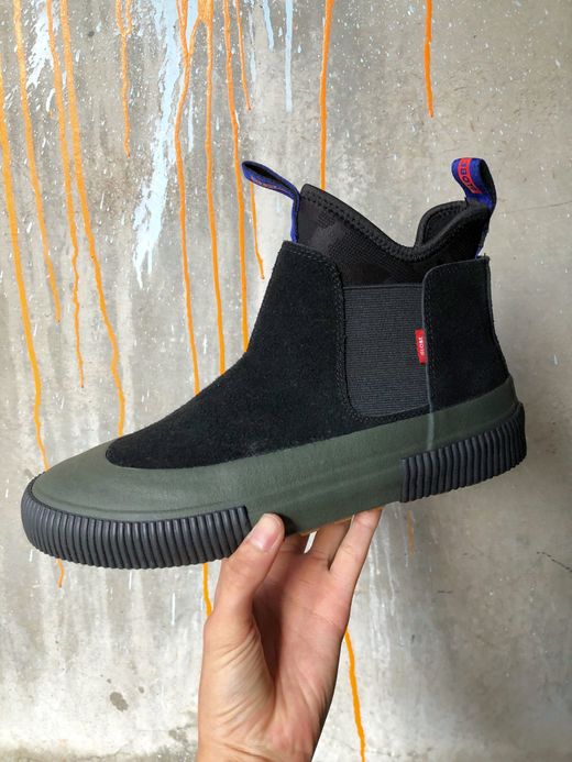 GLOBE GBDOVEREX / DOVER EXPLR / BLACK/DUSTY OLIVE/POLARTEC