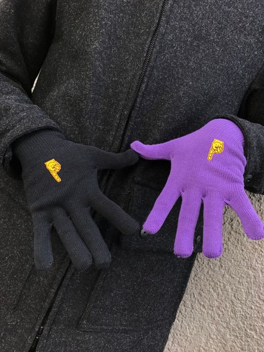  THE 1st SHOP × JM #1 Color Glove / purple×black