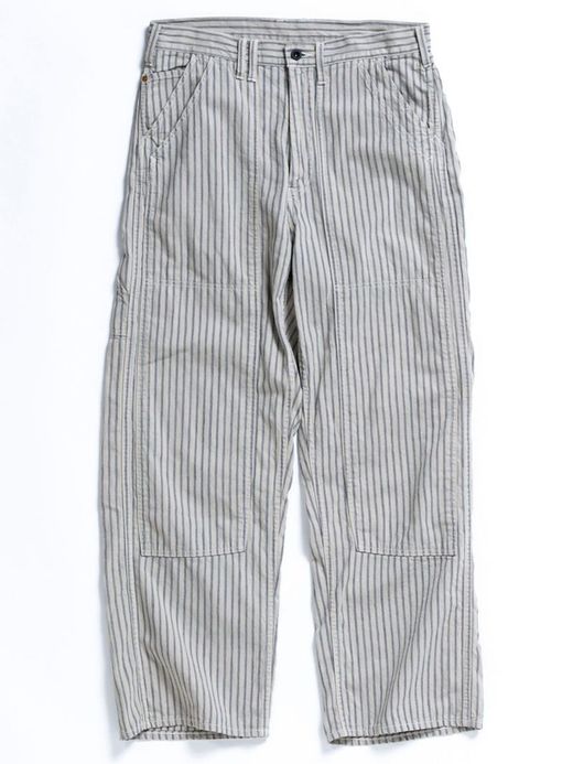 ANACHRONORM AN099 / DOUBLE KNEE PAINTER PANTS / HICKORY STRIPE