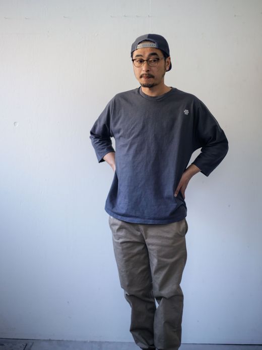 remilla R211204 / コードドルマン七分TEE / CHA.GRY