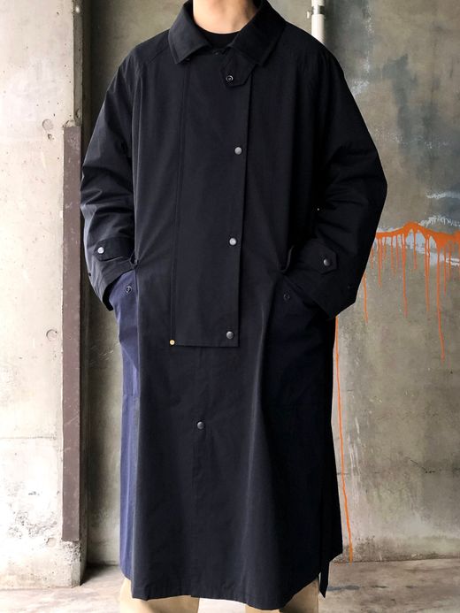 ANACHRONORM ANA034 / COWBOY TRENCH COAT / BLACK