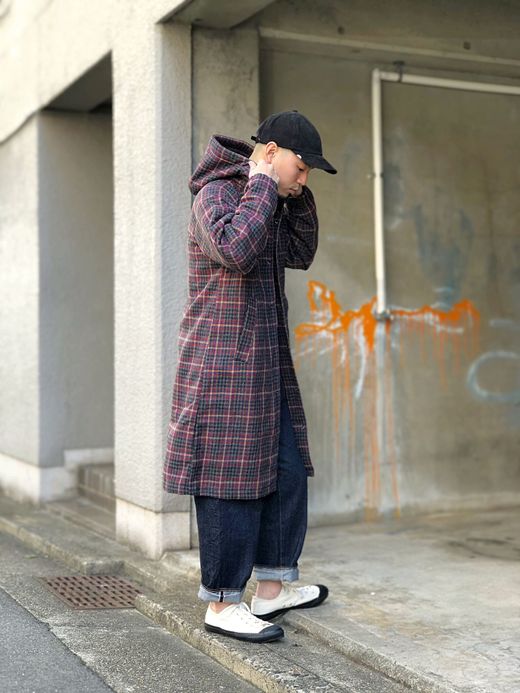 VOO VOO-888 / EXCEL BENCH COAT / CHARCOAL CHECK