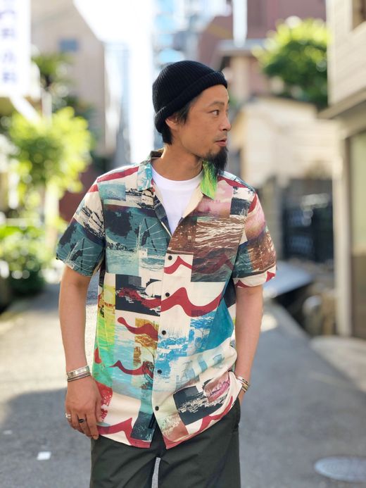 ROARK REVIVAL RW436 / "HK EXPOSURE" WOVEN / MULTI