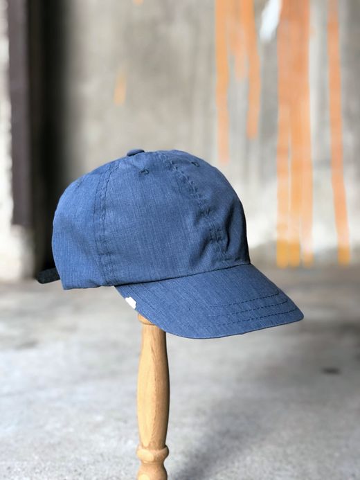 ANACHRONORM ANDC-047 / T/C LEATHER BUCKLE CAP / TOPBLUE