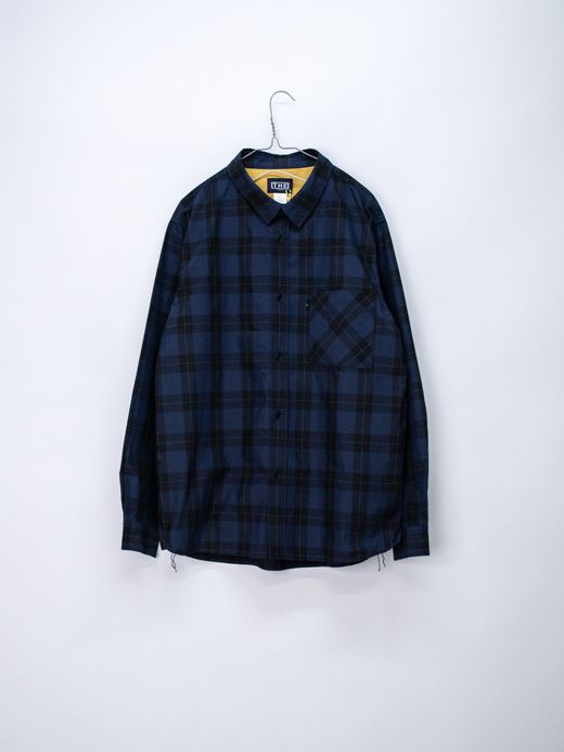 THE UNION TF00380 / CHECK STAR SHIRTS / NAVY