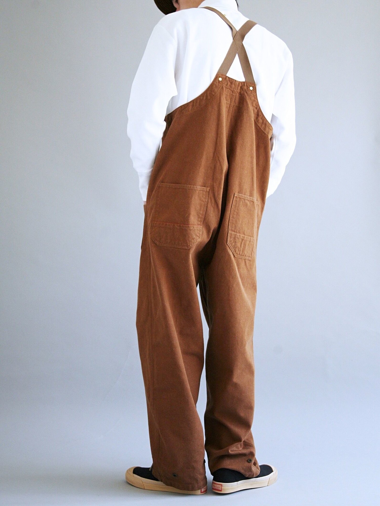 ANACHRONORM AN036 / DECK OVER PANTS / BROWN | FLATBUSH（フラット