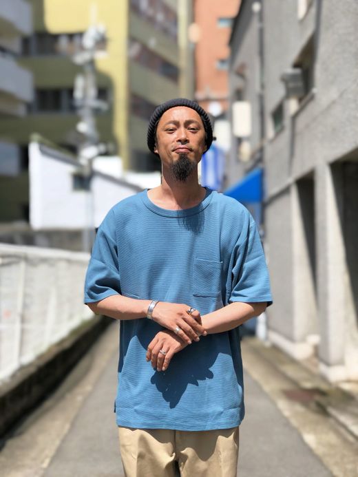 VOO Good Thermal Tee / sax