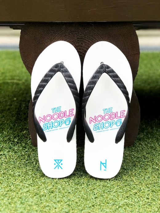 ROARK REVIVAL RABSJ500 / "THE NOODLE SHOP" BEACH SANDAL / WHITE