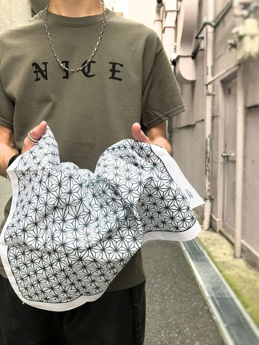 LOOKER ASA Bandana / white/green