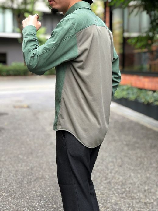 VOO VOO-939 / 0ST VOOMAL SHIRTS CORDUROY / GREEN