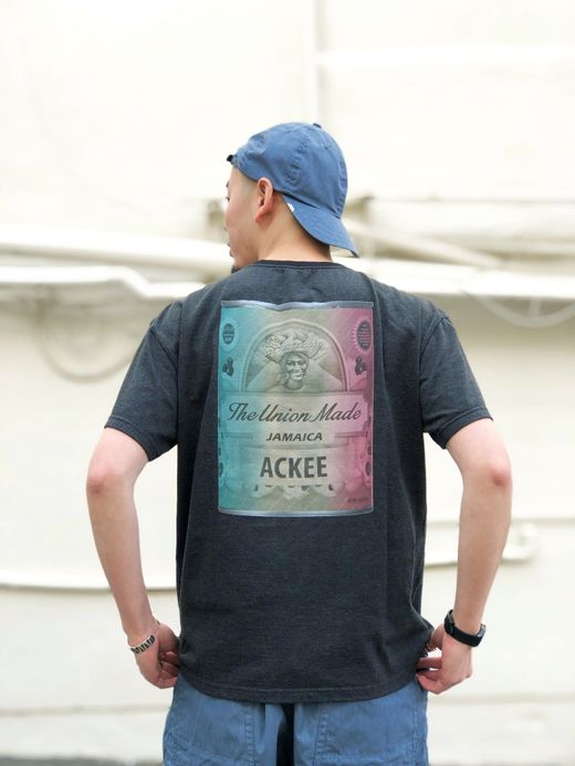 THE UNION TF00316 / ACKEE TEE / BLACK