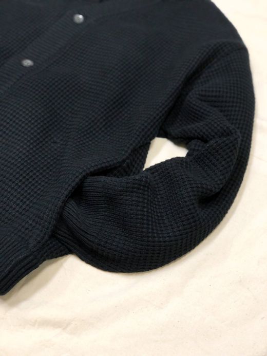 TENBOX FOOTSIES CARDIGAN / BLACK