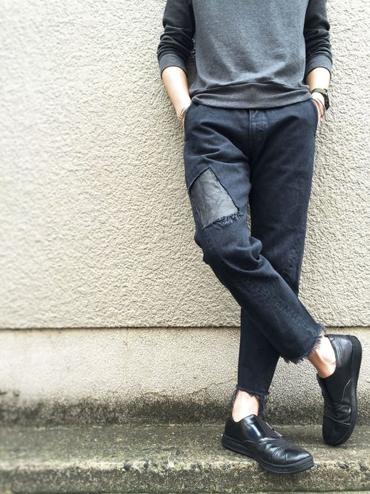 VOO 3D 5P Jeans・Remake / black
