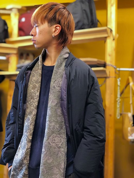 VOO LIF-054 / 3FACE GOBELIN STOLE / GRAY COMBO