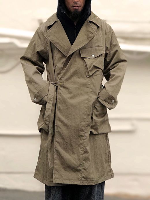 ANACHRONORM AN007 / TRENCH COAT / KHAKI