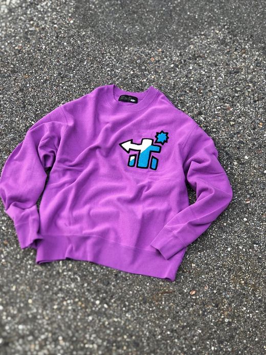 ALDIES A1403228 / JALOPY WIDE SWEAT / PURPLE
