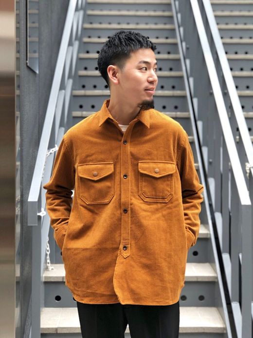  19FW-MP010 / BERKELEY OVER SHIRTS / キャメル